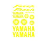 Kit pegatina vinilo para motocicleta compatible yamaha (Amarillo)
