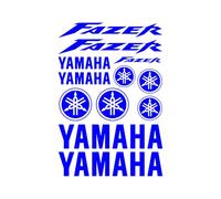 Kit pegatina vinilo para motocicleta compatible yamaha (Azul)