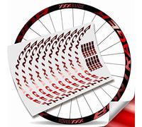 Kit Pegatinas Bicicleta Stickers LLANTA BONTRAGUER COVEEXXX 29" BTT MTB Bike (Rojo Cromado)