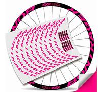 Kit Pegatinas Bicicleta Stickers LLANTA BONTRAGUER COVEEXXX 29" BTT MTB Bike (Rosa Fluor)