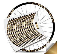Kit Pegatinas Bicicleta Stickers LLANTA Mavic Crossmax Pro Carbon 29'' MTB BTT B (Cobre Metalico)