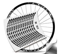 Kit Pegatinas Bicicleta Stickers LLANTA Mavic Crossmax Pro Carbon 29'' MTB BTT B (Plata Cromo)
