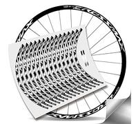 Kit Pegatinas Bicicleta Stickers LLANTA Mavic Crossmax Pro Carbon 29'' MTB BTT B (Plata Metalico)