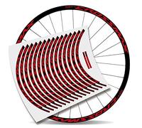 Kit Pegatinas Bicicleta Stickers LLANTA Mavic Crossmax Pro Carbon 29'' MTB BTT B (Rojo)