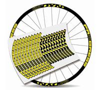 Kit Pegatinas Bicicleta Stickers LLANTA Rim Progress DYN 29" MTB BTT B (Amarillo Fuego)