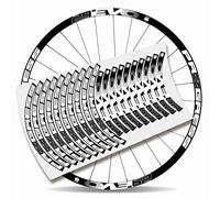 Kit Pegatinas Bicicleta Stickers LLANTA Rim Progress EVO 29" MTB BTT B (Blanco)