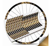 KIT PEGATINAS BICICLETA STICKERS LLANTA RIM PROGRESS EVO 29" MTB BTT B (Cobre Metalico)