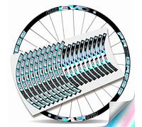 KIT PEGATINAS BICICLETA STICKERS LLANTA RIM PROGRESS EVO 29" MTB BTT B (Holografico)