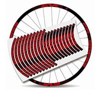 Kit Pegatinas Bicicleta Stickers LLANTA Rim Progress EVO 29" MTB BTT B (Rojo)