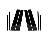 Kit Pegatinas para Pilar B para BMW X3 F25 2011-2017, Negro Brillante Cubierta Protectora Antiarañazos y Decorativa PC