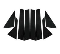 Kit Pegatinas para Pilar B para Hyundai Accent 2019-2022, Negro Brillante Cubierta Protectora Antiarañazos y Decorativa PC