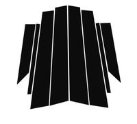 Kit Pegatinas para Pilar B para Hyundai IX25 2020-2023, Negro Brillante Cubierta Protectora Antiarañazos y Decorativa PC