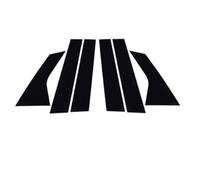 Kit Pegatinas para Pilar B para Hyundai Sonata 10 2020-2023, Negro Brillante Cubierta Protectora Antiarañazos y Decorativa PC