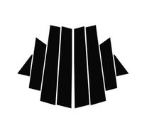 Kit Pegatinas para Pilar B para Infiniti EX25 EX35 2008-2015, Negro Brillante Cubierta Protectora Antiarañazos y Decorativa PC