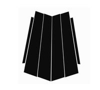 Kit Pegatinas para Pilar B para Mercedes-Benz C-Class 2015-2021, Negro Brillante Cubierta Protectora Antiarañazos y Decorativa PC