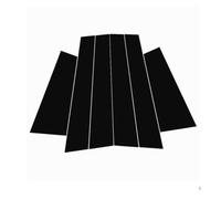 Kit Pegatinas para Pilar B para Mercedes-Benz E-Class 2024-2025, Negro Brillante Cubierta Protectora Antiarañazos y Decorativa PC