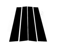 Kit Pegatinas para Pilar B para Nissan March 2010-2015, Negro Brillante Cubierta Protectora Antiarañazos y Decorativa PC