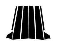 Kit Pegatinas para Pilar B para Nissan Sylphy 14 2020-2024, Negro Brillante Cubierta Protectora Antiarañazos y Decorativa PC