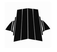 Kit Pegatinas para Pilar B para Toyota Camry 2024-2025, Negro Brillante Cubierta Protectora Antiarañazos y Decorativa PC