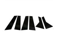 Kit Pegatinas para Pilar B para VW Jetta 2019-2021, Negro Brillante Cubierta Protectora Antiarañazos y Decorativa PC