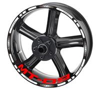 Kit Pegatinas Reflectantes Llantas Motocicleta para Yamaha para MT 09 SP 2020-2021 Calcomanías de protección(Color10)