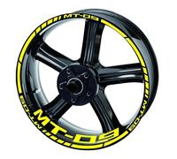 Kit Pegatinas Reflectantes Llantas Motocicleta para Yamaha para MT 09 SP 2020-2021 Calcomanías de protección(Color11)