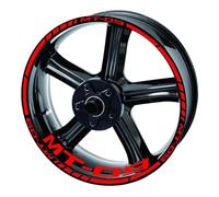Kit Pegatinas Reflectantes Llantas Motocicleta para Yamaha para MT 09 SP 2020-2021 Calcomanías de protección(Color1)