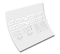 KIT - PEGATINAS - STICKERS - VINILO -LAMINA-PACK- BICICLETA - BIKE - CONOR - MTB CORTE (Blanco)