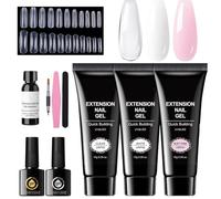 Kit Per Estensioni Unghie In Gel | Gamma Completa Di Colori Per Ricostruzione Unghie Gel | Modellabile Regolabile Accessori Colla Adesione Durevole Per Donne Ragazze Estetiste Arte