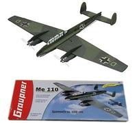 Kit Perfiles Poliestireno Modelo Avión Militar Me 110 GRAUPNER 9568 Circa 1000mm