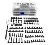 Kit Pernos Carenado Compatible Con STX1300 Para Transalp 600 700 Para Valkyrie XL1000 XL125V V1-3 Para Varadero Motocicleta Parabrisas Cuerpo Carenado Pernos Tornillos(Black)