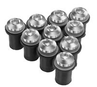 Kit Pernos Carenado Compatible Con Suzuki Para GSXR 600 650 1000 1300 750 10 PCS Para M5 Parabrisas Deflectores De Viento Pernos(Silver)