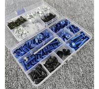 Kit Pernos De Tuercas Motocicleta Tornillos para Carenado De para Aprilia Tuono V4 R APRC 1100 RR-Factory 660 Concept SX 50 SRV850 SR MAX300 Tornillos, Tuercas, Clips(Azul)