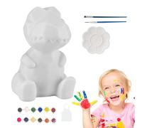 Kit Pinta Tu Propia Lámpara Niños,Niños Pinta Tu Propia Lámpara, Juego de pintura con luz nocturna para gatos, Kit de manualidades con luz cálida de dinosaurio gato, suministros de arte para dibujar p