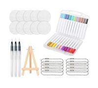 Kit Pintura con Textura Espuma | 24 colores divertidos creativos rotuladores pintura manualidades DIY | Set Arte DIY para Dibujo 3D - Para los Preescolares, Estudiantes de Jardín Infantil, Niños, Niña