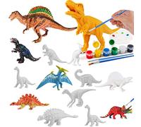 Kit Pintura Dinosaurios,Dinosaurios Figuras para Pintar Kit,Juguetes Dinosaurios,Juguetes Niños 3 4 5 6 7 8 9 10 Años Regalos Para Niños Cumpleaños, Navidad, Comunion