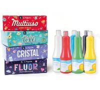 kit pintura fluorescente 6 colores surtidos la pajarita 119397