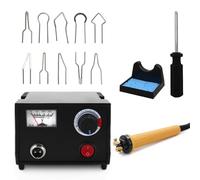 Kit Pirograbador De Máquina De Pirograbado, Kit Pirograbador De, Con Máquina, Bolígrafo, Portalápices, Esponja De Limpieza, Cortador De Tornillos Y 10 Puntas De Alambre