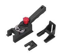 Kit Plantilla Espiga Mano, Carpintería Mano Guía Broca Localizador Orificio Perforación Madera Bolsillo Posicionamiento Ajustable Posicionador Agujero Herramienta Carpinteria Aluminio Taco Taladro