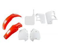 Kit Plásticos Carenados Ufo Honda CR 500 1991-1994 Naranja Blanco OEM 91