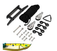 Kit Plugs Kayak SCUPPER, Kit de de Kayak - Estabilidad Kayak Altas Juego de Ganchos para Tornillos de Alto Rendimiento - de carabinador Ligero, Ojos de Bloqueo de, remachado de