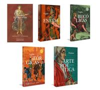 Kit Poesia completa Horácio + Eneida C. dura + Bucólicas C. dura + 2 livros