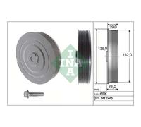 Kit poleas, cigüeñal INA 544 0009 20