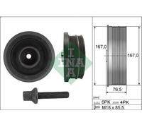 Kit poleas, cigüeñal INA 544 0082 20 para BMW 3 (E46) 2 2001-2005