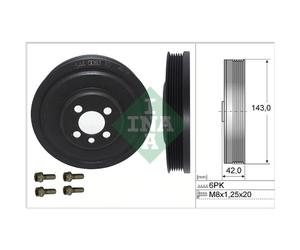 Kit poleas, cigüeñal INA 544 0083 20