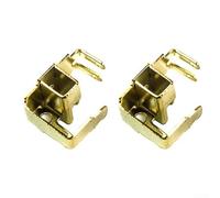 Kit Portaescobillas 24mm Amoladora GWS6-100 Kit Portaescobillas | Metal , para ajuste exacto GWS6-100, instalación rápida, color oro, 2 unidades pack