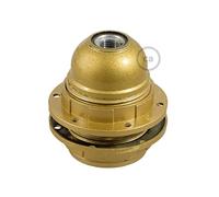 Kit portalámparas para pantalla baquelita doble arandela E27 - Oro