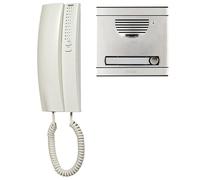 Kit portero convencional serie 7, 1 vivienda, con características técnicas avanzadas para control de accesos y seguridad en el hogar.