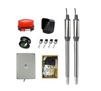 Kit pour Portail, Abridor de puerta automático acero inoxidable for puertas PKM-101 hasta 16 pies largo y 650 libras for batiente doble for seguridad en el hogar/granja/garaje/negocio(Kit 5)