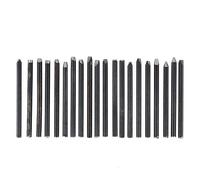 Kit Premium de 20 Cinceles de Yunque para Joyería, Herramientas de Tallado y Texturizado en Acero de Alta Dureza, Ideal para Plata y Oro